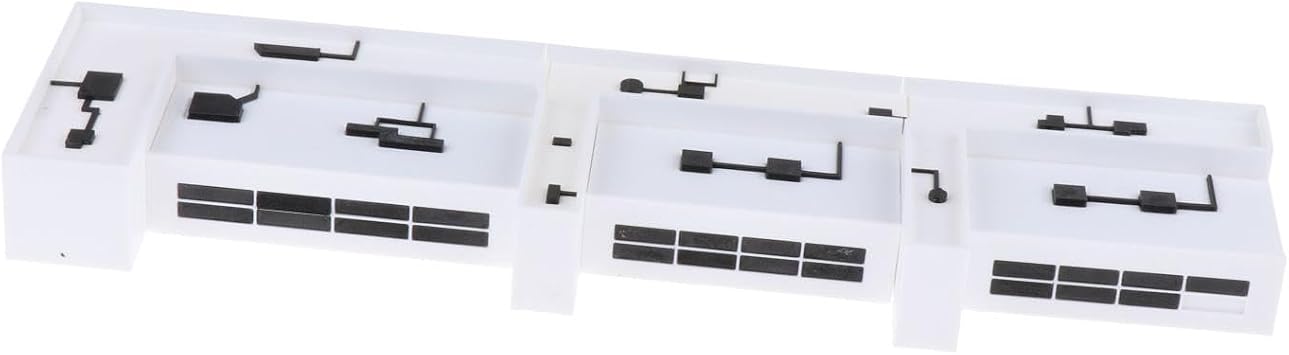 1/400 Scale Model of an Airport Terminal, Aircraft Design, Scenery, Table, Ornament, Airport Building