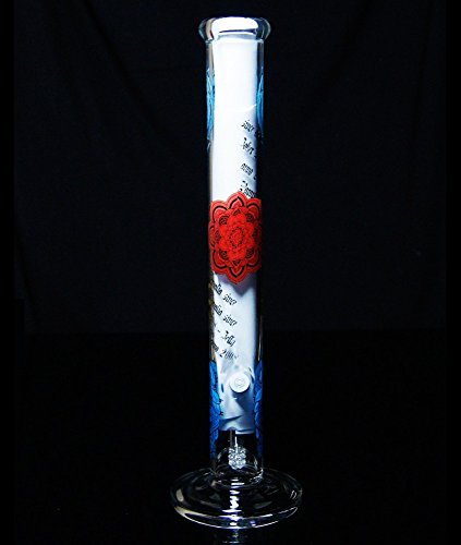 J & J Geschenk Set Edel Bong Blue Deer All Inclusive Blubber incl. Grinder Siebe Chillum Kopf Crazy Twister – Bild 5