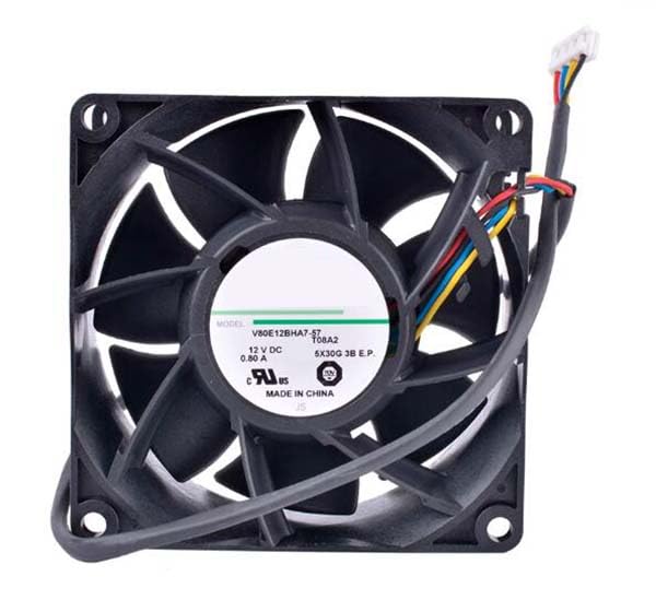Ventilateur serveur 80mm V80E12BHA7-57 12V extracteur air rack