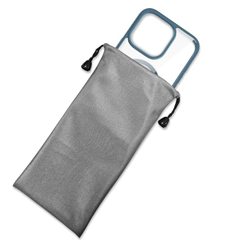 Coque iPhone 16 Plus bleu clair transparente Magsafe rigide fine