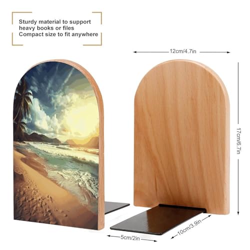 Sujetalibros de madera antideslizante para evitar caidas 3