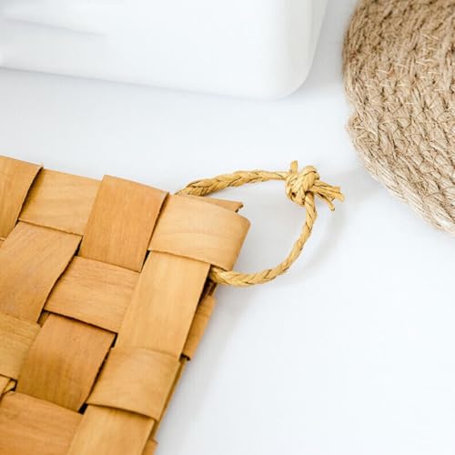 Cesta de almacenamiento elegante de madera con diseño exclusivo para objetos 6