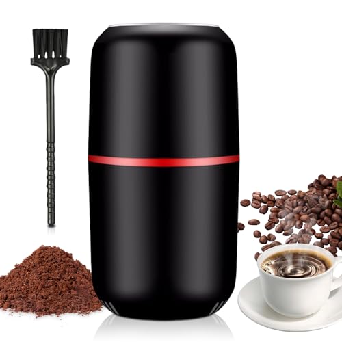 Macinacaffè elettrico, macinacaffè elettrico, capacità 125 g, smerigliatrice elettrica portatile,