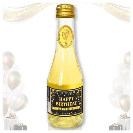 AV Andrea Verlag Pfeif auf's Alter Neutral im Geschenke Set für Frauen zum Geburtstag mit Piccolo 22 Karat Blattgold Gold schwarz (Piccolo HB Gold neutral 56008)