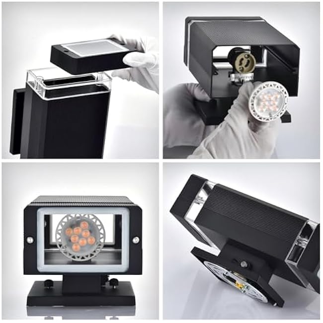 Motion Sensor Outdoor Wall Lights, Dusk to Dawn Exterior Light Fixtures with 3 Modes, Modern Up Down Wall Sconce, Waterproof Aluminum Porch Light for Garage, Patio, Front Door