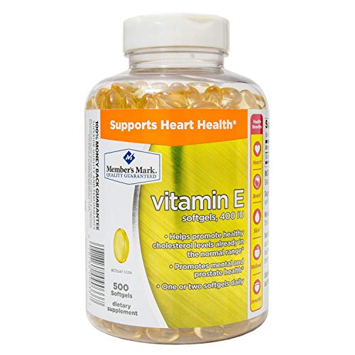 Member's Mark - Vitamin E 400 IU, 500 Softgels