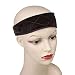 Vetelv Wig Grip Band Flexible Scarf Hair Headband Adjustable Comfort Head Hair Band, Dark Brown
