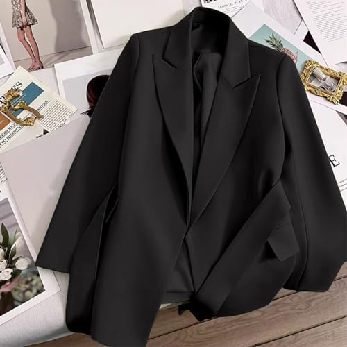 Work Office Coat Women Business Suit Formal Style Slim Fit Belted Waist Long Sleeve Suit Coat2