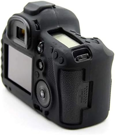 5D Mark IV Case, BolinUS Fullbody Ultra-Thin Lightweight Rubber Soft Silicone Housing Case Bag Cover for Canon EOS 5D Mark IV 5D4 (Black)