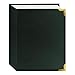 Pioneer Photo Albums 100 Pocket Green Sewn Leatherette Cover with Brass Corner Accents Photo Album, 4 by 6-Inch