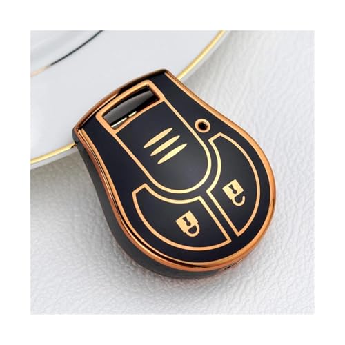 Coque clé TPU Noir pour Nissan Qashqai Juke Rogue protection