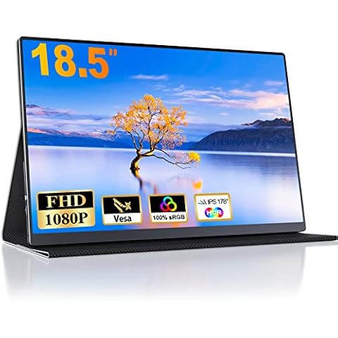 CUIUIC 18.5 inch Portable Full HD Monitor Cover