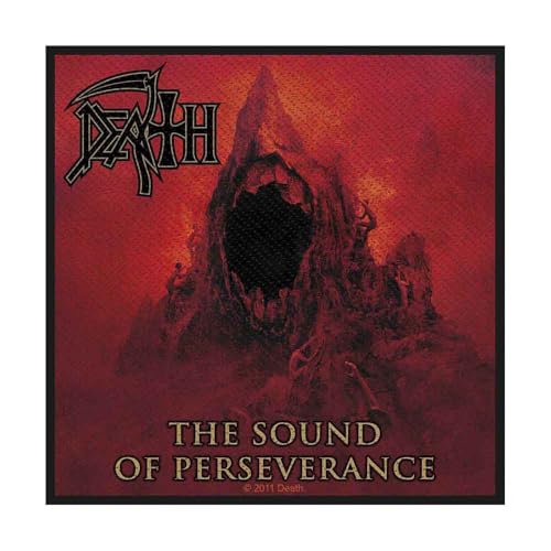 Death Patch Sound Of Perseverance Band Logo Official Woven (10cm x 10cm) One Size