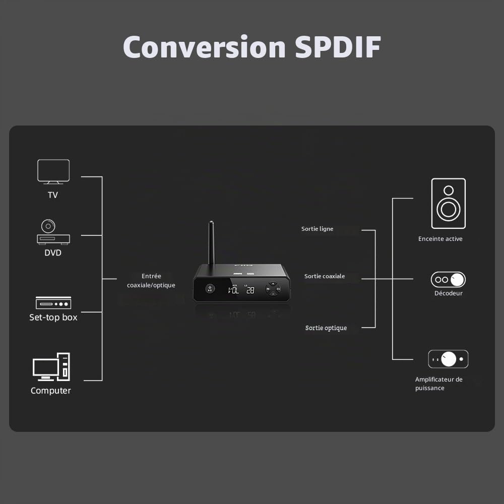 FiiO Récepteur Bluetooth Haute résolution BR13