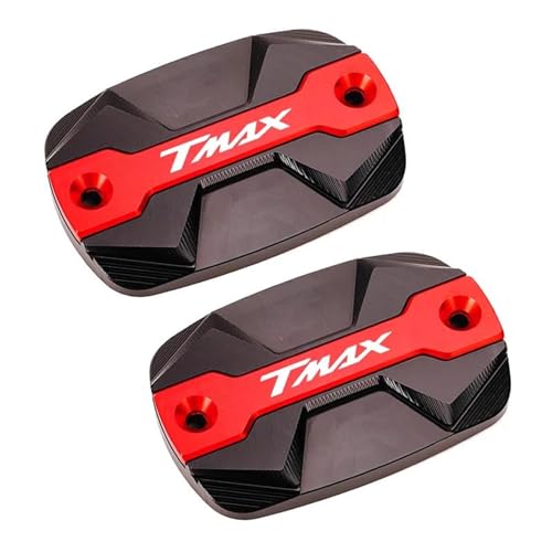 Tapas de líquido de freno TMAX 500/530/560 en aluminio rojo para una máxima protección y diseño