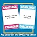 Lyrically Correct '90s & 2000s Music Trivia Card Game - Pop Edition - Finish The Lyrics Challenge, Fun for Adults, Party or Family Night