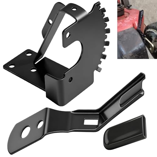 Haiouus 120-7037-03 Left Hand Deck Adjustment Hoc Plate & 120-7043 Arm Spring & 120-9535 Lever Grip Set Compatible with Toro 30 TimeMaster Mowers Replace 120703703 120-7037-03