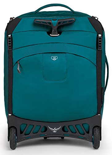 Osprey Packs Transporter Wheeled Global Carry On Luggage, Westwind Teal