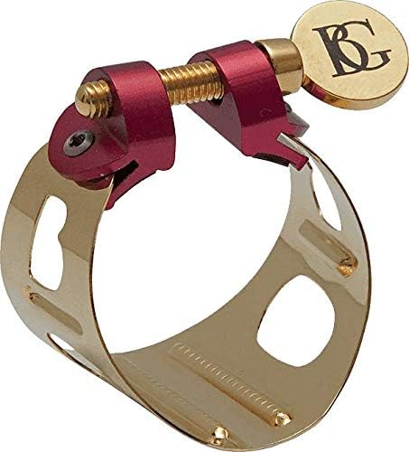 BGLD0 - Gold lacquered Duo Ligature for Alto Sax