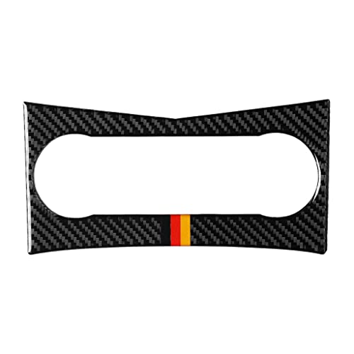 OZEQO Painel de ar condicionado para carro de fibra de carbono Adesivos decorativos, Fit for Mercede