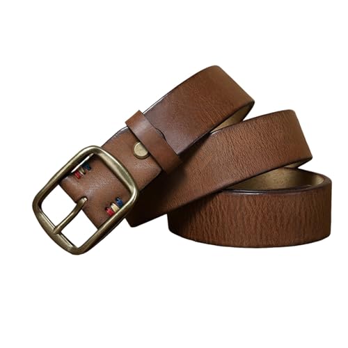 Ceinture cuir pleine fleur robuste de 5 mm contre l'usure précoce