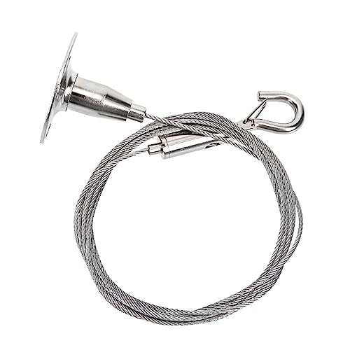 Lurrose Accessoires Câble Acier Suspension Luminaire Kit Cintre Crochets Fil Métallique Pour Accrochage Cadres Et Enseignes