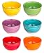 Produktbild BigDean 6er Set Müslischalen aus Steingut - 600ml - Müsli Schalen in bunten Farben - 14 x 8 cm - Müslischüsseln, Bowl Schüsseln, Servierschalen