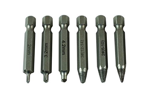 Extractor de tornillos Laser 7292 kit de 6 piezas para talleres 3
