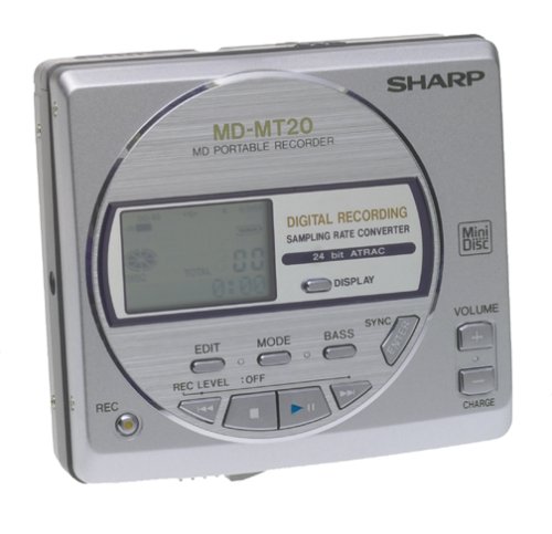 Sharp MDMT20 S - Registratore minidisc con anti shock
