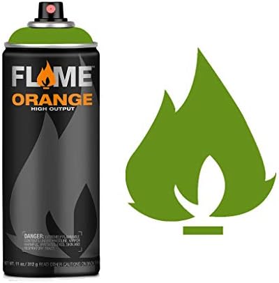Molotow Flame Orange Spray Paint - Matt Acrylic 400ml Can Deep Black FO-904