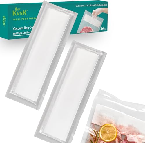 KVSK Liquid Block Cotton Pads (20 Count) - 10.04'x 2.36', Tightly Vacuum And Seal Moist Food, Woring...
