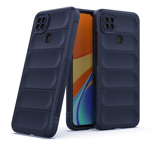 Image of amazon basics Basic Case for Mi Redmi 9 4G (Silicone Dark Blue)