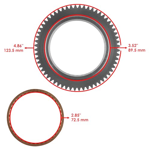 Set de Arranque y Embrague de Arranque Caltric Compatible con Yamaha V Star 1100 Silverado Xvs1100 2004-2009 miniatura 5