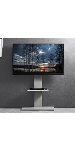 Amazon｜タンスのゲン テレビスタンド 32～77インチ対応 【上下/左右首