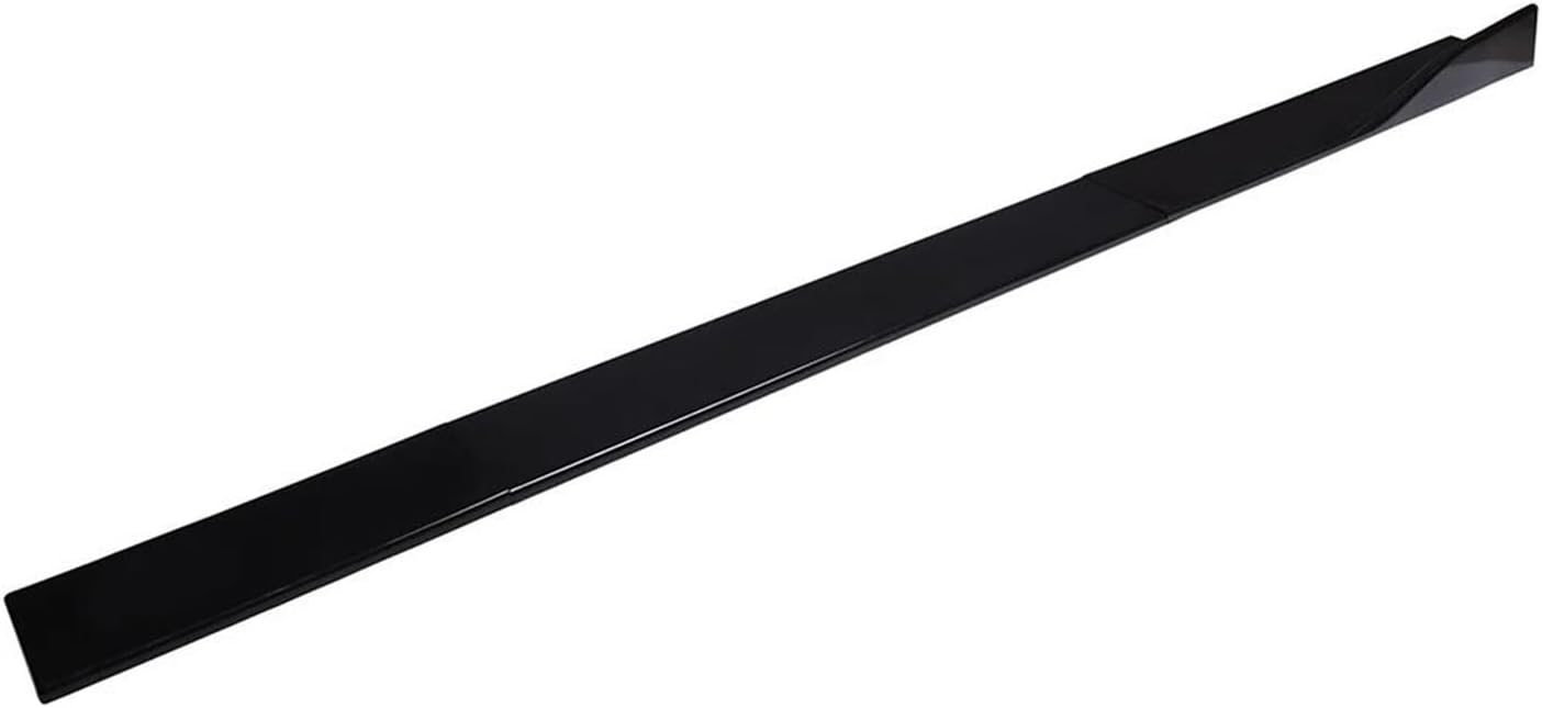 Car Side Skirt 6pcs 2m For Mitsubishi For Evolution For Eclipse For Lancer All Models Car Side Skirts Winglet Extensions Splitters Body Apron Lip Black Side Panels Spoiler Lip