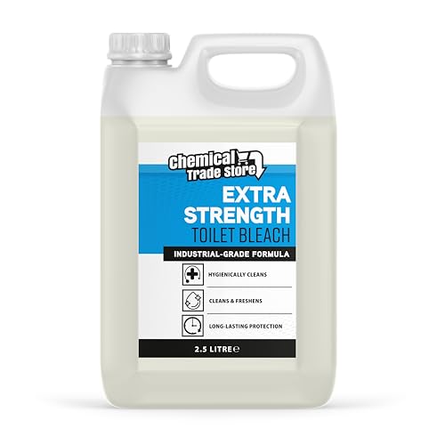 Chemical Trade Store Thick Toilet Bleach 2.5L Powerful Cleaner for Bathrooms Drains & Floors Industrial Strength Fresh Scent Multi-Surface Cleaning Solution