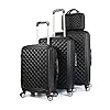 MOTONO-4Pcs-Travel-Luggage-Sets-Beauty-Case-Suitcase-Set-with-Spinner-Wheels-Lightweight-Travel-bags-Hard-Shell-trolley-Bags-Black-A MOTONO 4Pcs Travel Luggage Sets, Beauty Case, Suitcase Set with Spinner Wheels, Lightweight Travel bags, Hard Shell trolley Bags (Black-A)