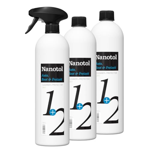 Nanotol Auto, Boot & Freizeit 2in1 Cleaner und Protector = Reinigung und Nanoversiegelung - 2 + 1 GRATIS(3 x 1000 ml)