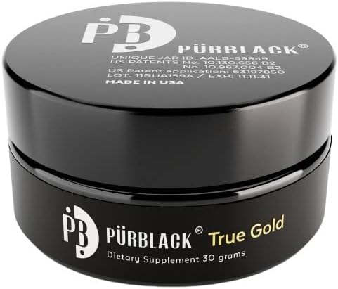 Shilajit Live Resin by Pürblack | True Gold - Genuine, High Efficacy 5th Generation Shilajit (30g jar with Pürscale)
