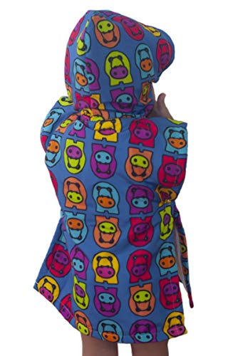 Roupão Tactel-Hippo (0-2 anos) Toalha Poncho BABY