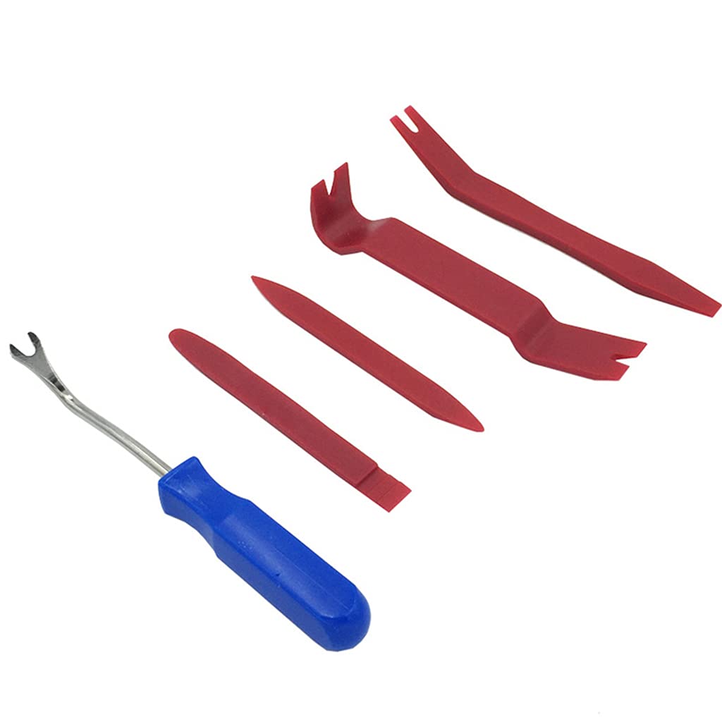 4 "Pannello Porta Auto Chiodo Estrattore Cacciavite Interni Trim Pannelli Clip Strumenti Accessori Interni Strumenti di Fissaggio Auto