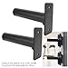 Gavigain 2Pcs Steel Barbell Holder,Stable and Resistant Save Space Weight Plate Rack for Gym Fitness Enthusiast