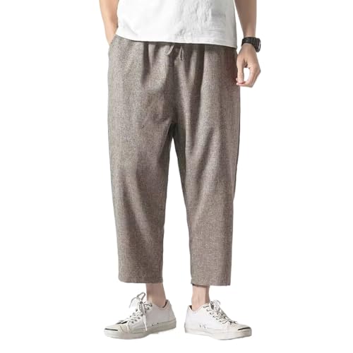 Pantalon d'été Harajuku en coton-lin pour vos vacances