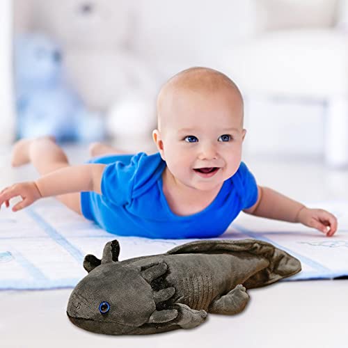 1 pelúcia Axolott, brinquedo pelúcia dinossauro hexagonal fofo, almofada pelúcia salamandra, brinque