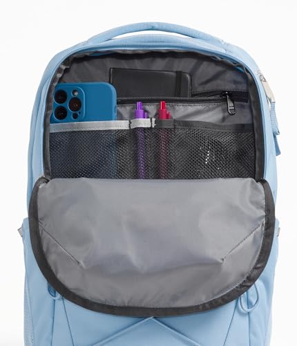 Image of The North Face Women's Jester Everyday Laptop Backpack - Commuter Travel Bag, Laptop Sleeve, Water-Repellent, Steel Blue, One Size