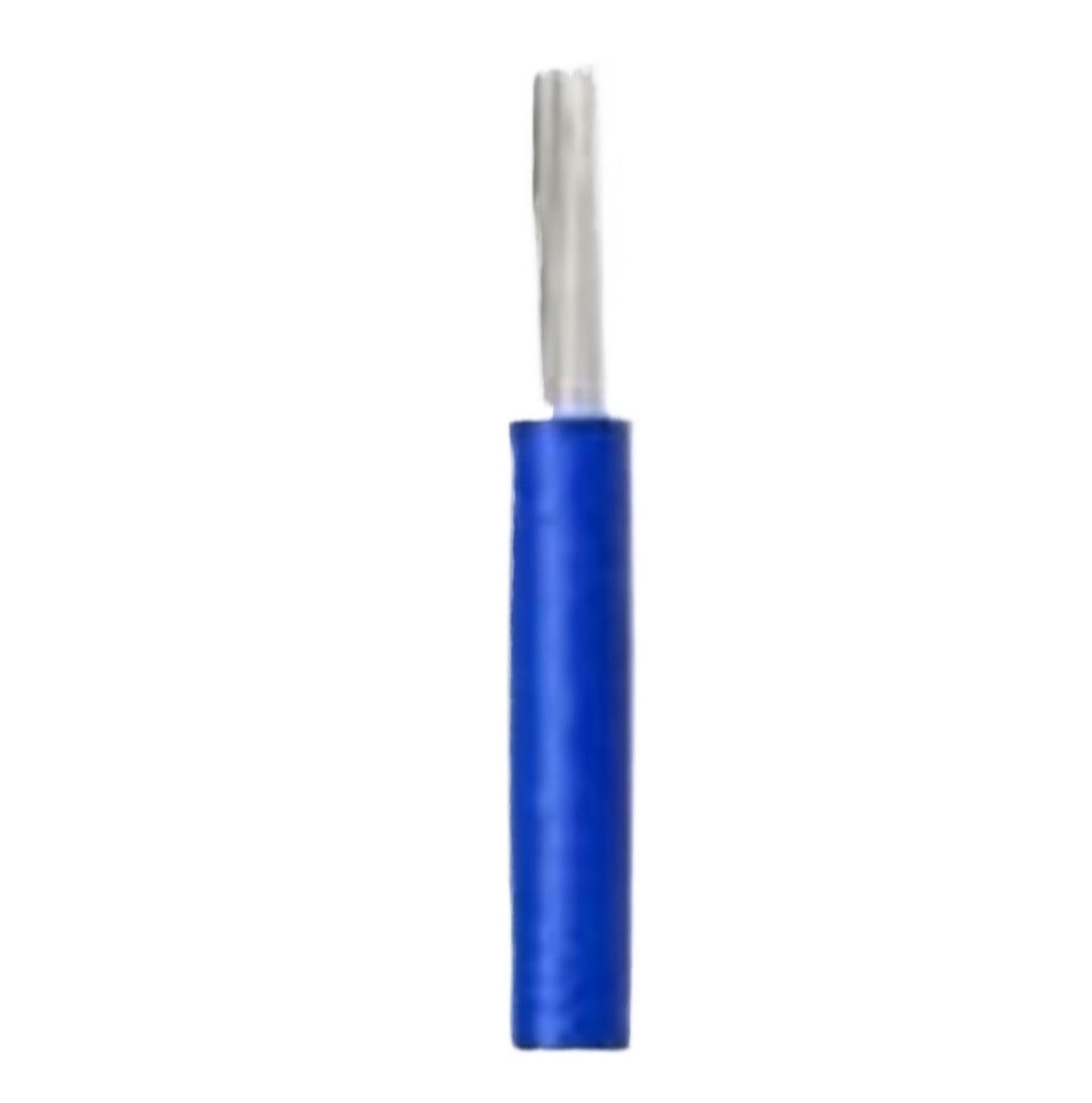Cable electrónico UL1571 de 50M 32 30 28 26 24 22 20 18 16 AWG Cable de línea Ambiental de Cobre estañado Aislado con PVC(Blue 50m,22AWG)