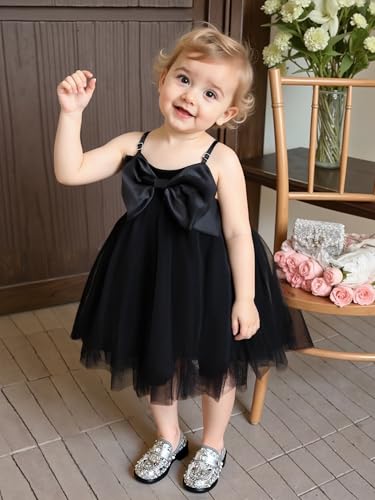 AGQT Baby Girls Christmas Tulle Tutu Dress Sleeveless Sequin Layered Dresses Size 6M-4T3
