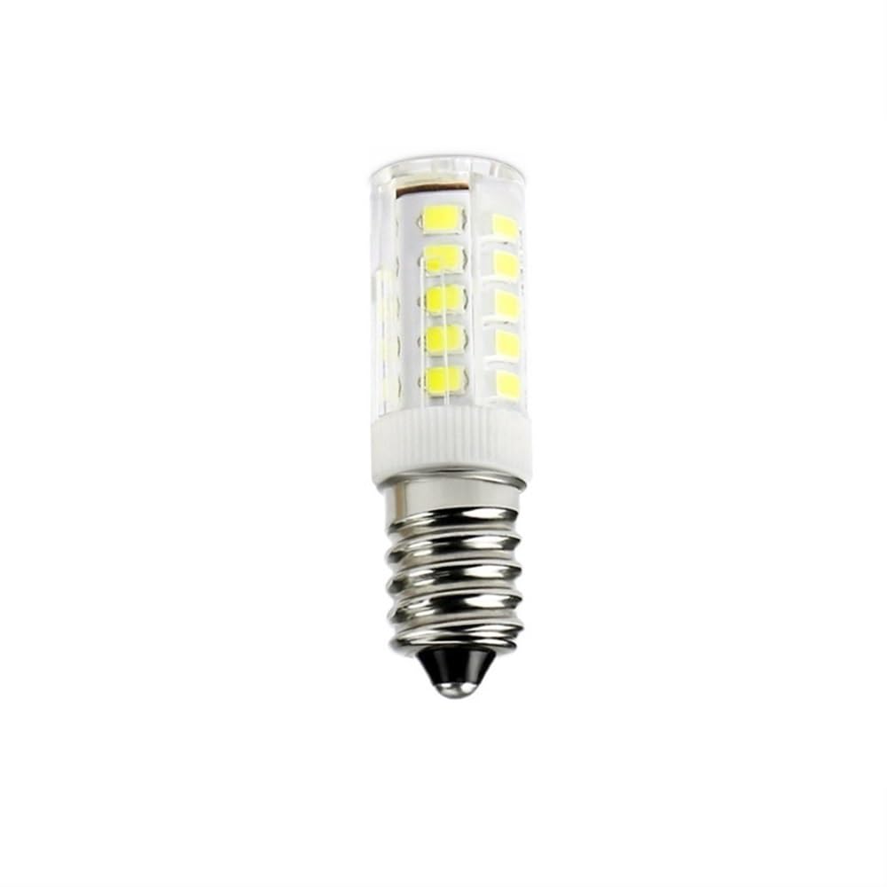 HHF Illuminazione domestica, Confezione da 20, Lampada LED in cristallo 5W AC220V G4/G9/E14 33Led-2835SMD Lampada in mais piccola in ceramica(Blanc,E14 220V)