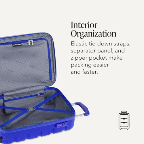 Image of SwissGear 7366, Cobalt, 3-Piece Set (19 /23 /27), Signature Hardside Expandable Luggage With Spinner Wheels