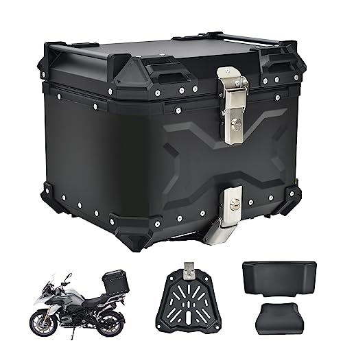 kaitou 高級リアボックス バイク用 トップケース 大容量 防水 防塵 アルミ...